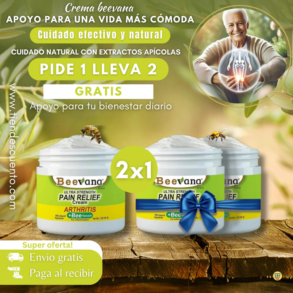 Beevana x 2 Unidades - Crema Para dolores y articulaciones Original