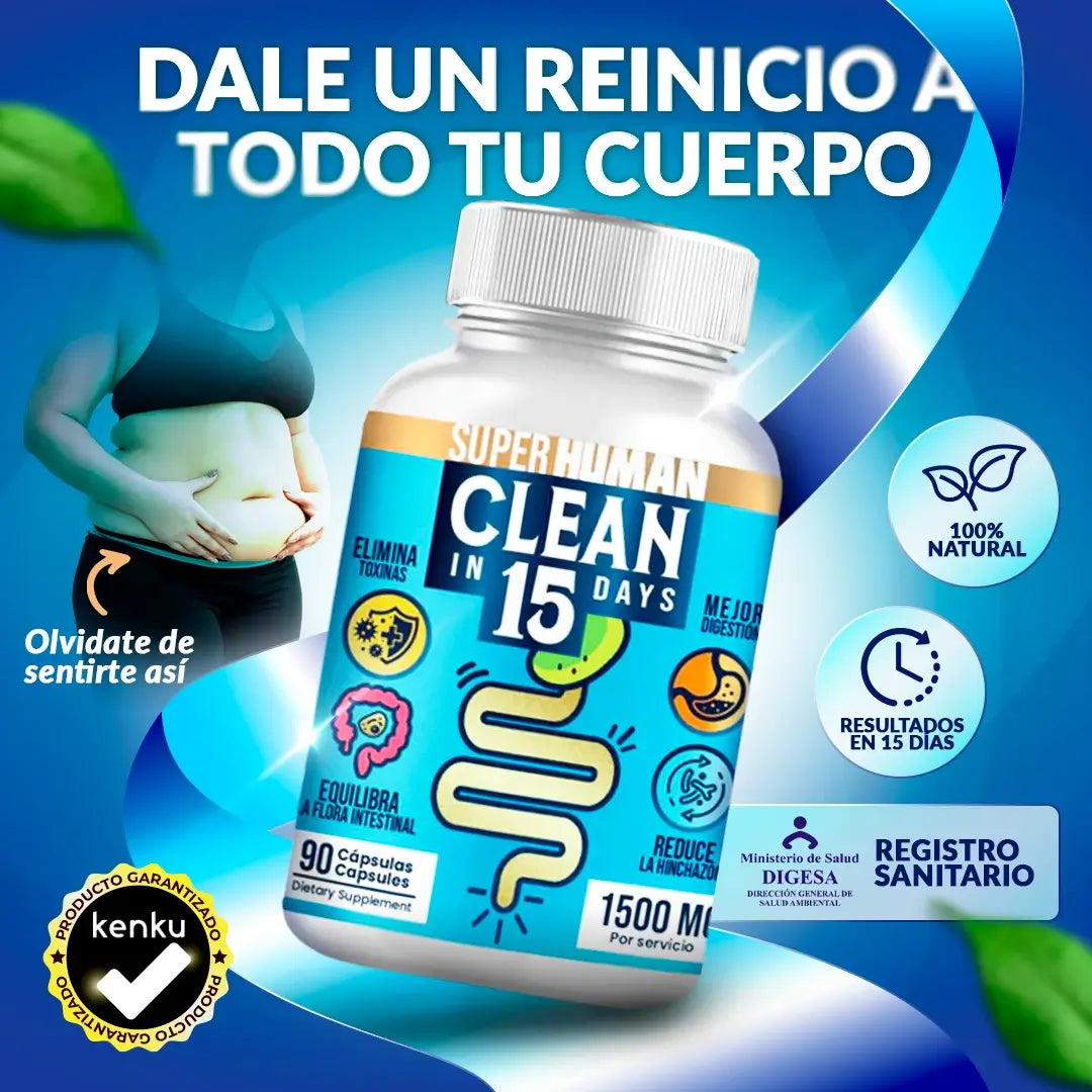 Super-HumanClean 15 Limpieza Completa en 15 días
